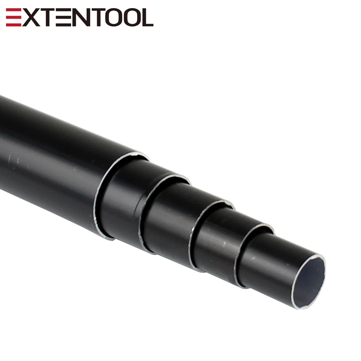 Extentool 36ft Telescoping Threaded Extension Pole 6 Section Telescopic Extension Rod with Flip Cam Lock