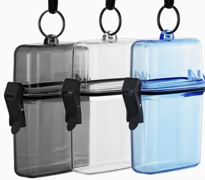 Водонепроницаемый пластиковый ящик для ключей пляжного безопасного хранения сигарет и монет наружный денег в категории сейфов