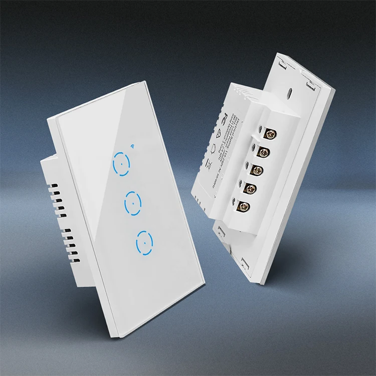 Home Tuya Smart Wall Switch App Wifi Led Light Touch Switch Glass