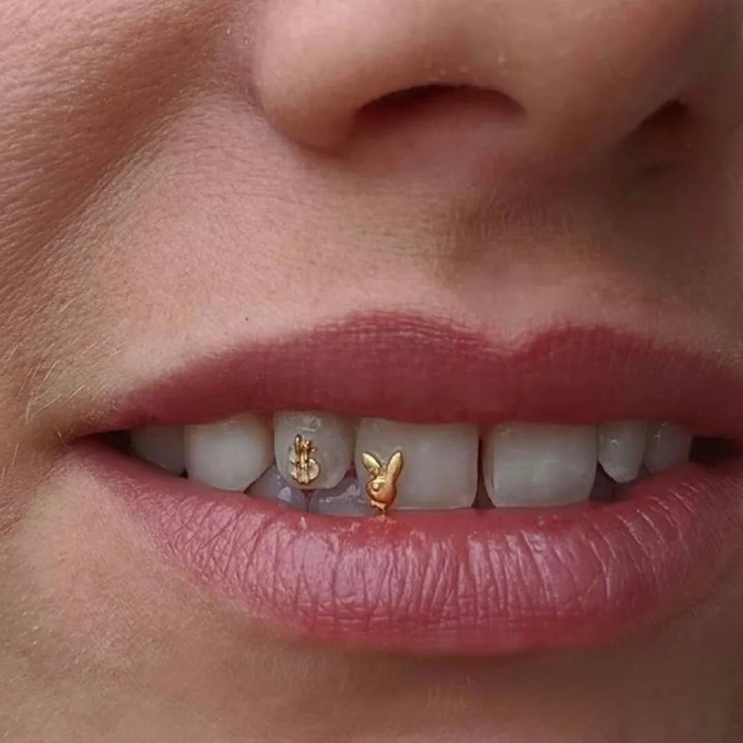 Wholesale Solid Gold Tooth Gem 18k Gold Tooth Gem Set Manufacturers