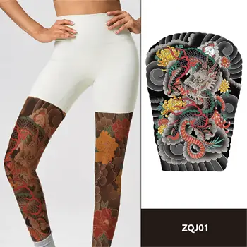 Sexy Leg Temporary Tattoo Pattern - Unisex Arm Body Sticker