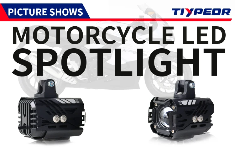 product tiypeor universal car motorcycle spotlight headlight fog light led auxiliary light assembly driving lamp for motorbike atv utv-3