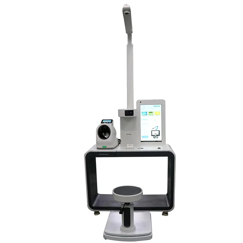 Sonka manufacturer medical kiosk Medical Intelligent Blood Pressure Monitor Kiosk With Card Reader Body Analyzer Machine