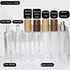 ขวดสี่เหลี่ยม + หัวฉีดสีเงิน + ฝาไม้วอลนัท