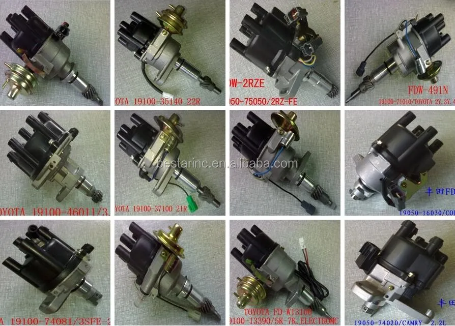 Ignition Distributor 19100-71010 for Toyota 19030-78151-71 19030-72080 19030-73010 19030-71100