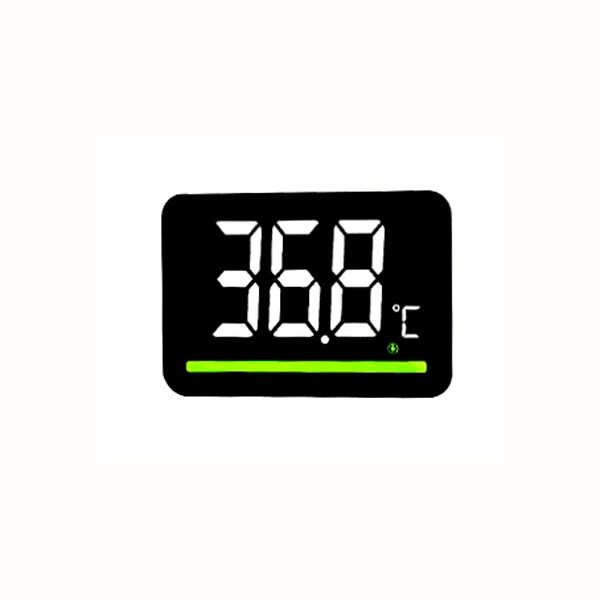 Custom 7 Segment Large Led Display with Temperature Battery Icon