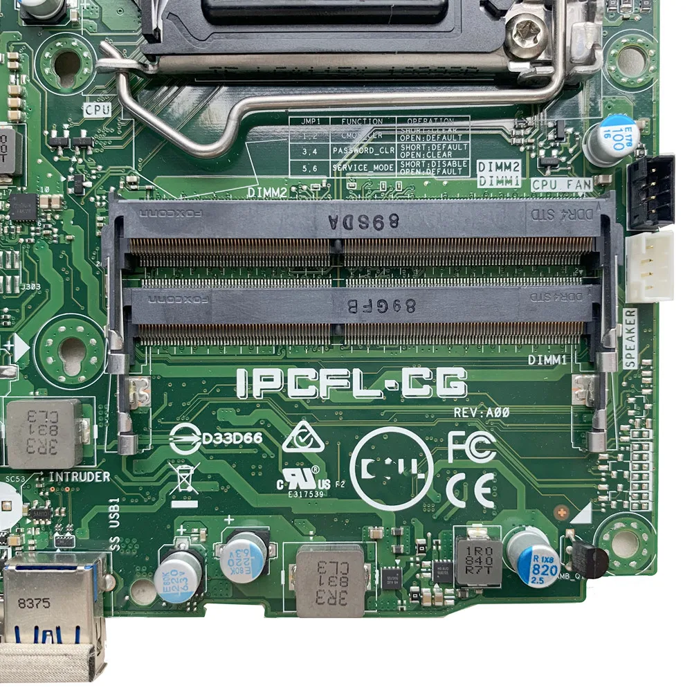 适用于戴尔optiplex 3060 Mff主板ipcfl-cg Lga 1151 Ddr4 Cn-0nv0m7 0nv0m7 Nv0m7 ...