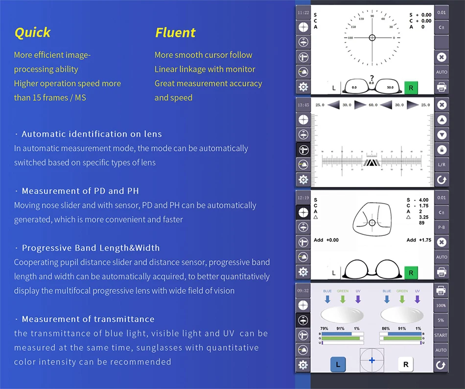 Auto Focimeter LM-1900PD Optometry Lensmeter Price Digital Lensmeter Auto Lensmeter