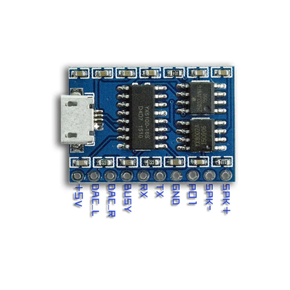 Taidacent MP3 FLASH USB Sound Card Module MP3 SPI Sound Player Board SD Card Voice Recording Module