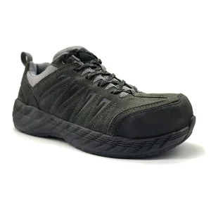 Outdoor Steel-Toed Safety Shoes Export Unisex Suede Upper EVA Midsole Autumn Non-Slip Lightweight Soft-Soled Daily Hiking