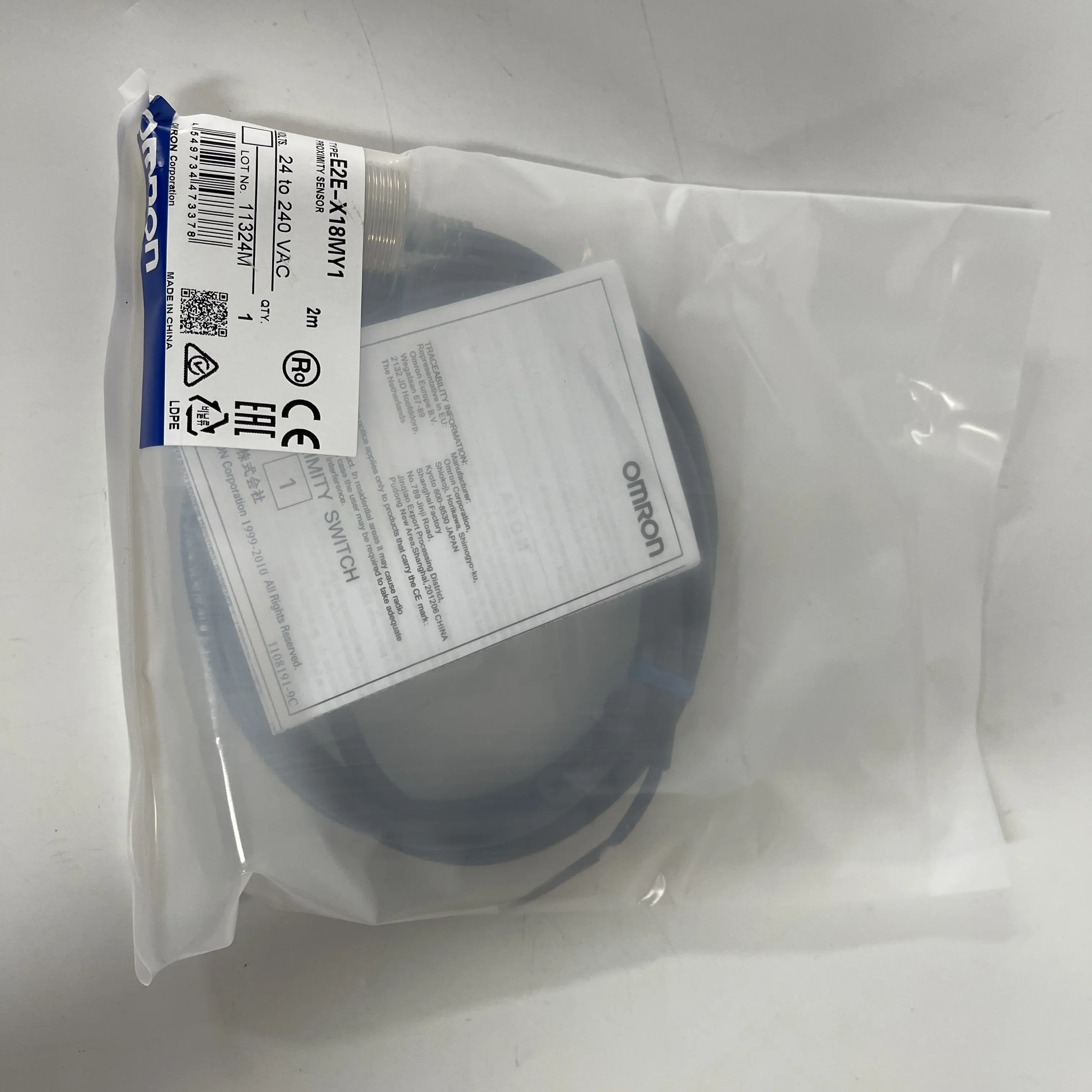 OMRON Proximity Sensor E2E-X18MY1 OMRON Proximity Sensor E2E-X18MY1
