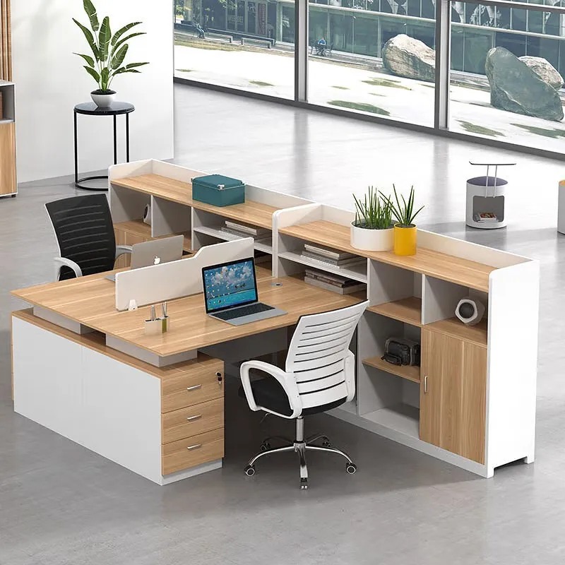 Contemporary Office Desks And Workstations Workstation Staff Table 2 4 ...