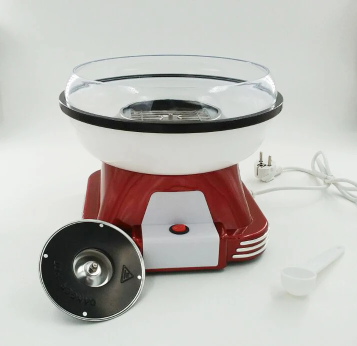 Home DIY Cute Pink Electric Portable Mini Sweet Cotton Candy Making Machine Cotton Candy Floss Maker for Kid