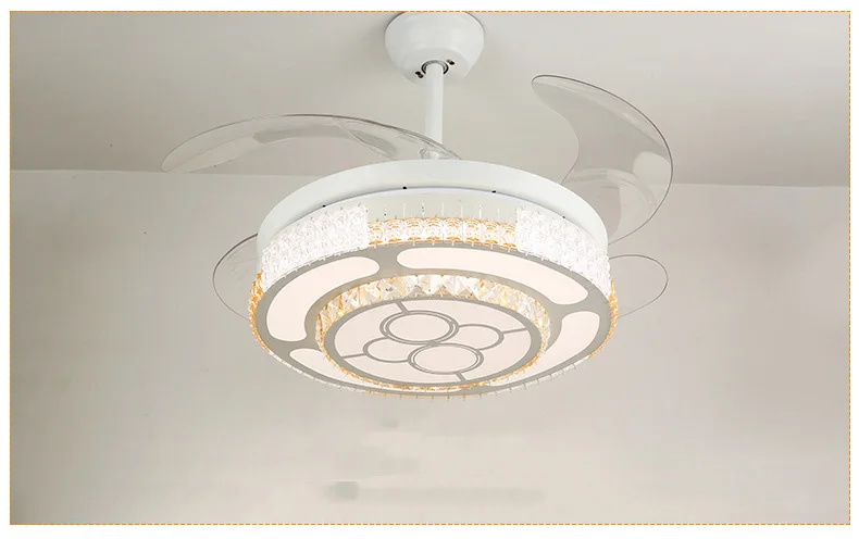Modern ceiling fan light surface mounted led fan light with remote 42inch