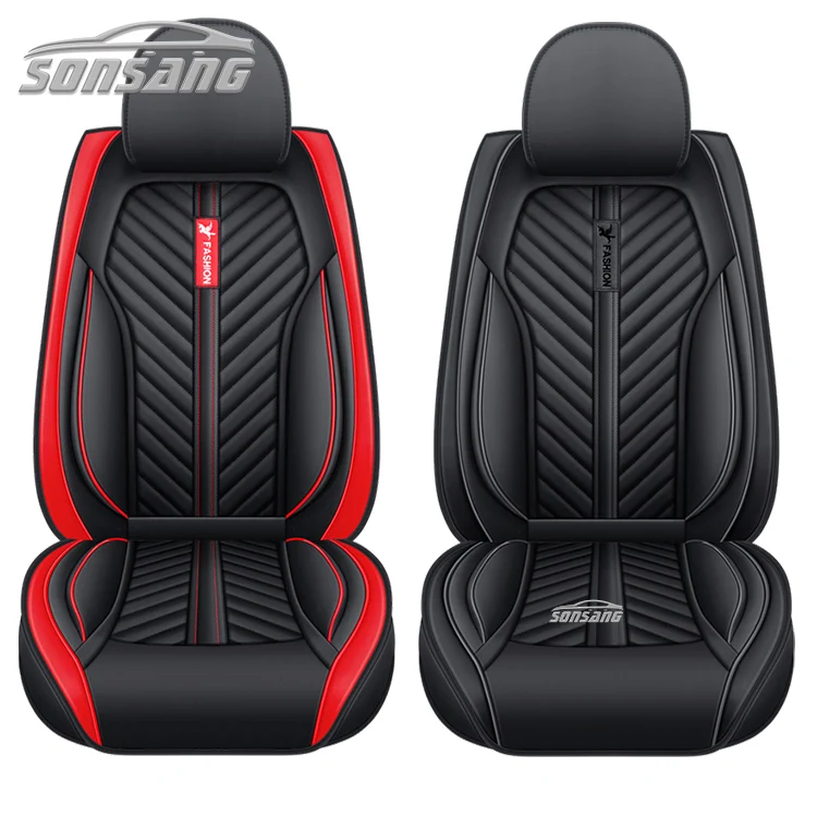 Wholesale Full Set Waterproof Pu Leather Custom Car Seat Covers Universal Luxury Car Seat For