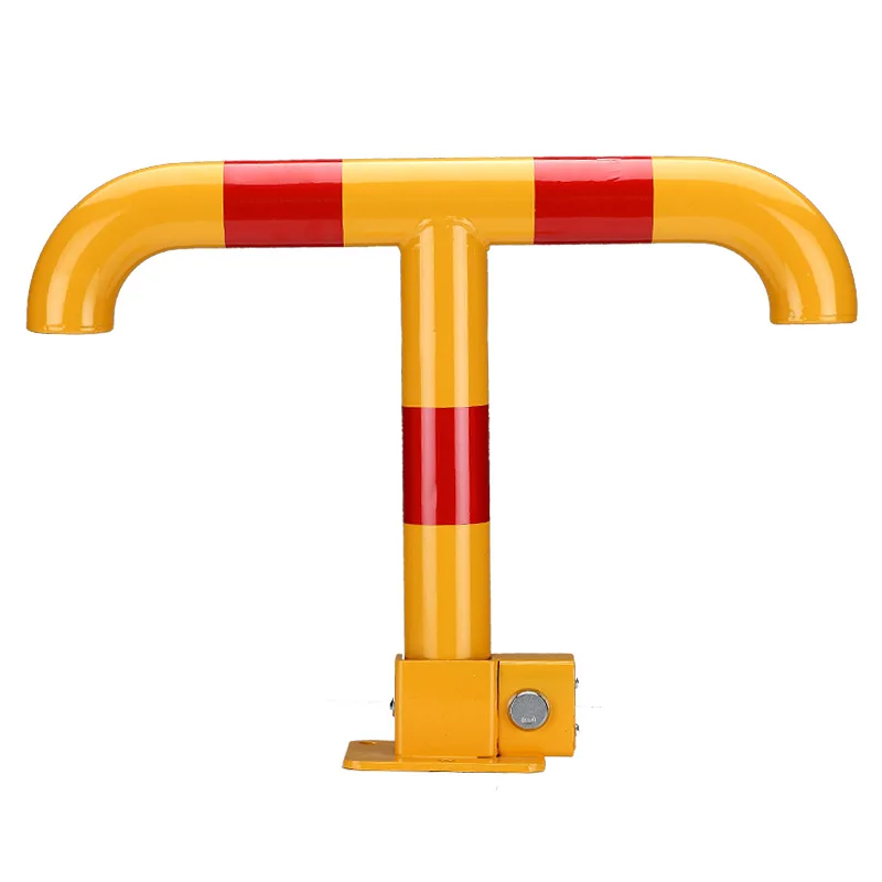 3-Year Warranty Traffic Barrier 550*400*70mm Yellow and Red Steel Parking Car Barrier supplier