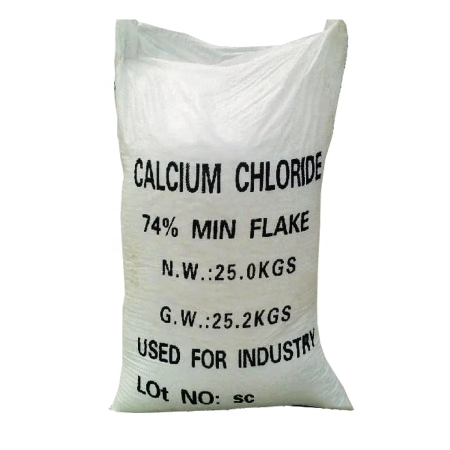 Achetez en gros Dihydrate 74% Flocons De Chlorure De Calcium Cacl2 Pour  L'industrie Chine et Chlorure De Calcium à 400 USD