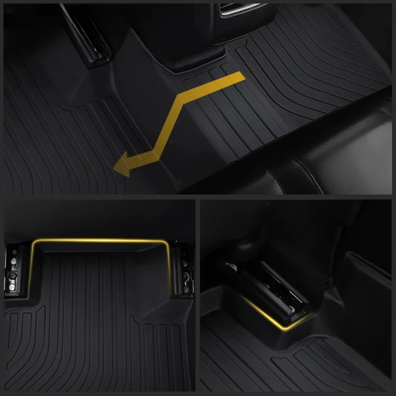 Автомобильные аксессуары TPE автомобильный коврик для ног Водонепроницаемый роскошный пользовательский 3D 5D 7D автомобильные коврики Toyota RAV4 2021-2022 лет