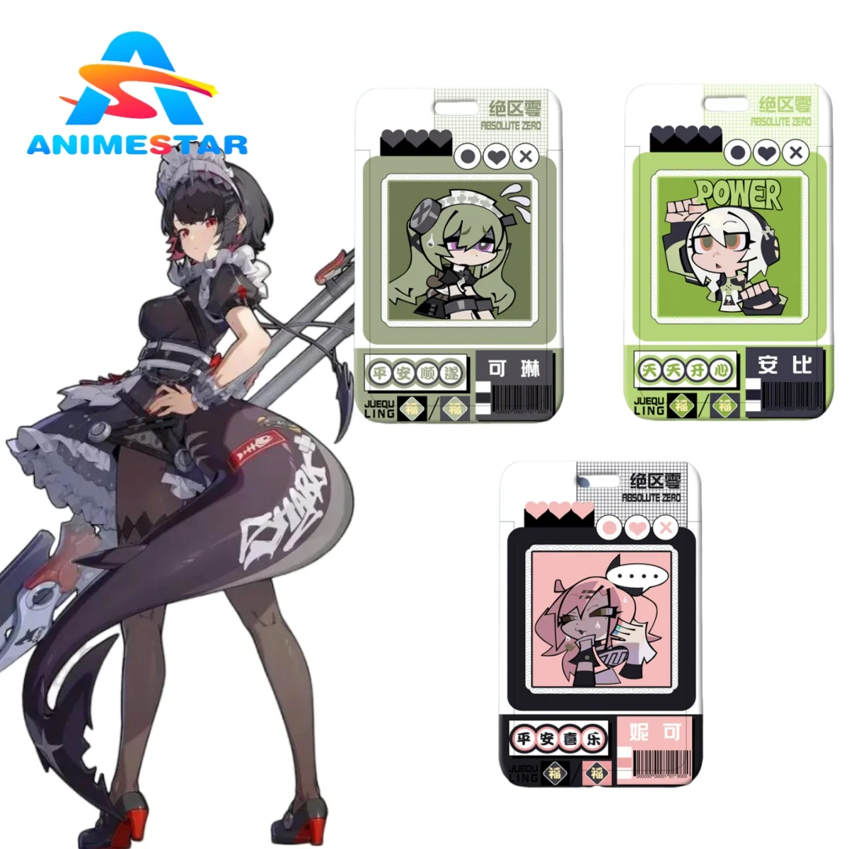 New Game Zenless Zone Zero Credential Holder Cute Card Holder