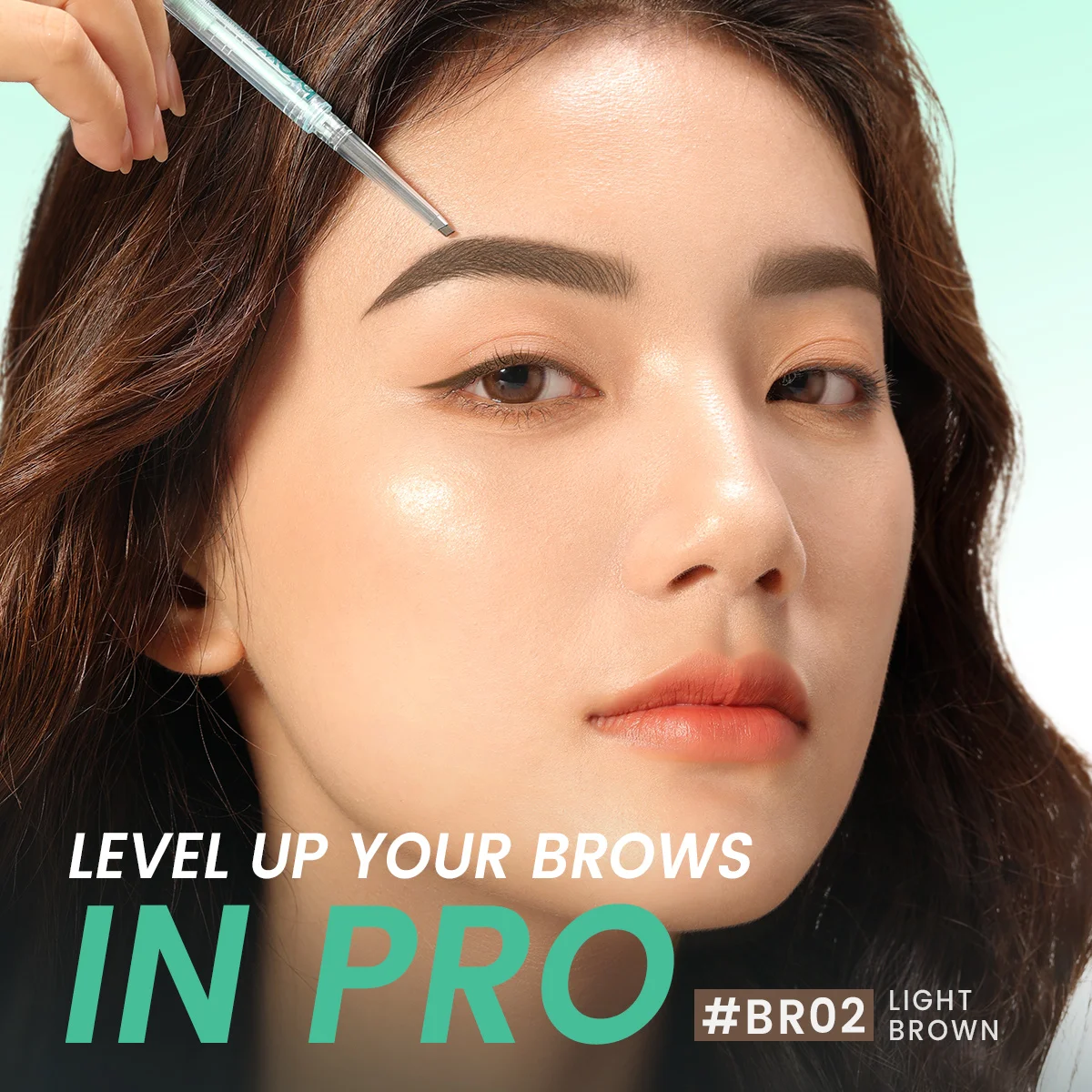 Focallure E34 Proslim Precise Defining Eyebrow Pencil Beveled Tip
