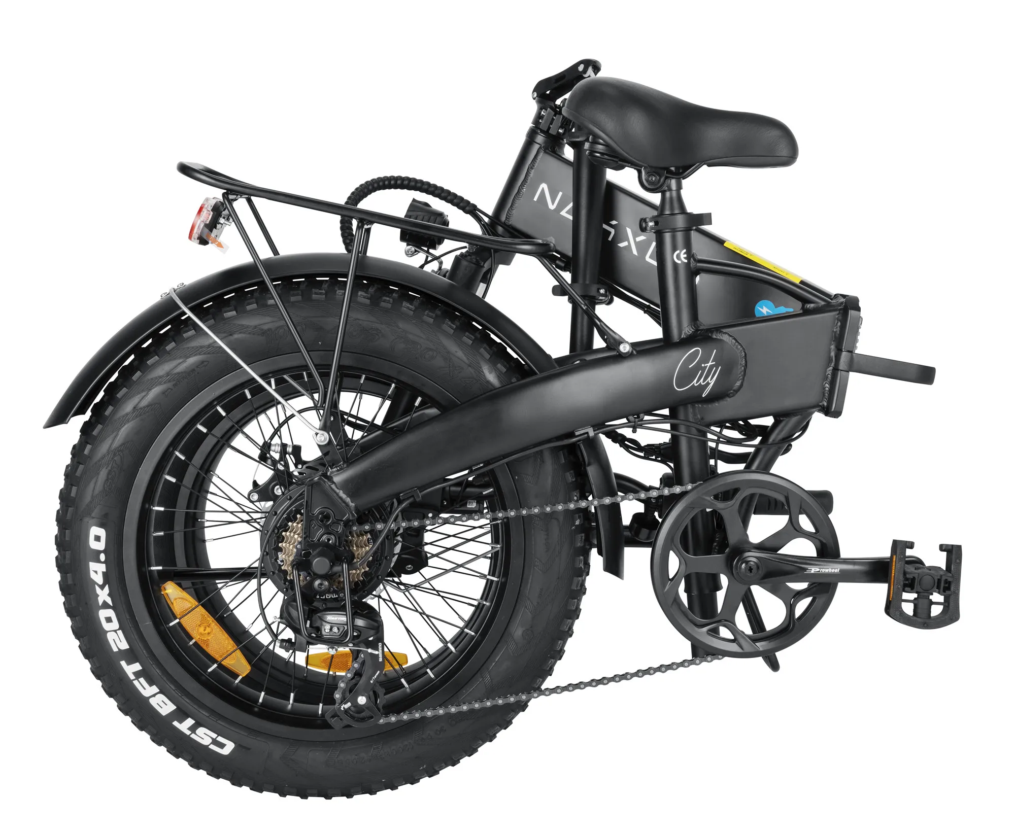 20インチ 前キャリアバスケット付き 電動折りたたみ自転車 Viper