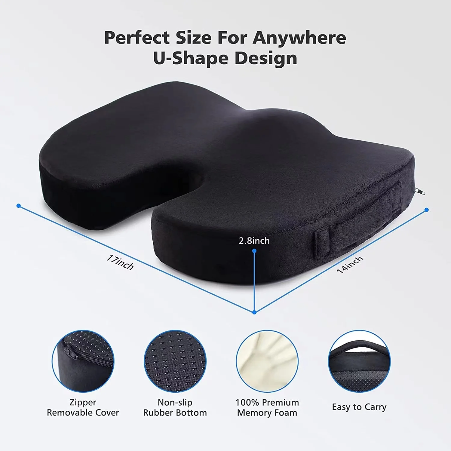 Cooling Memory Foam Seat Cushion Buy Memory Foam Seat Cushion Seat