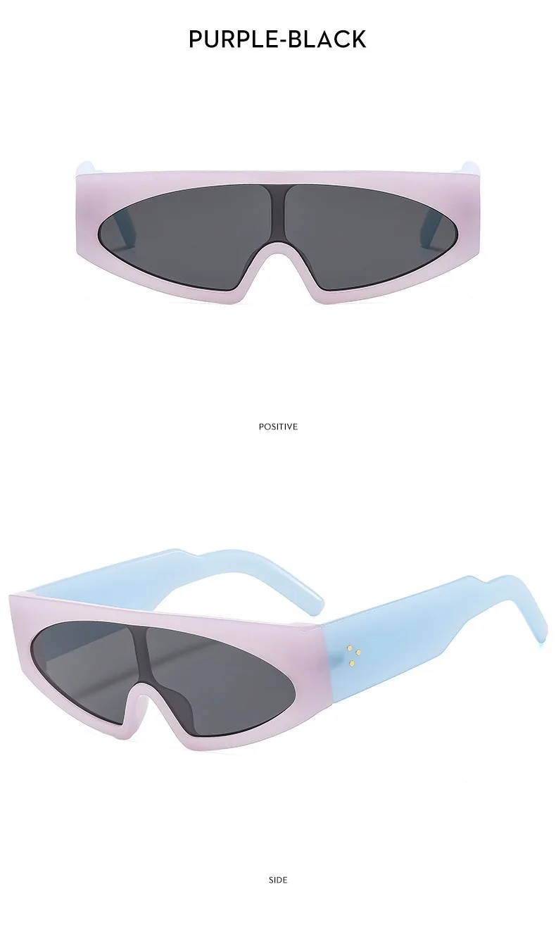 Retro Cat Eye Sunglasses For Women | UV400 Protection Jelly Colors | Punk Rivet Design Sun Glasses