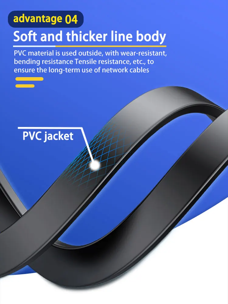 32awg 50m Lszh 0.5m 5m Sstp Ftp Braided Flat Rj45 S/stp Lan Gold 100m Cat7 Cat8 Network Ethernet Cable for Telecommunication插图4