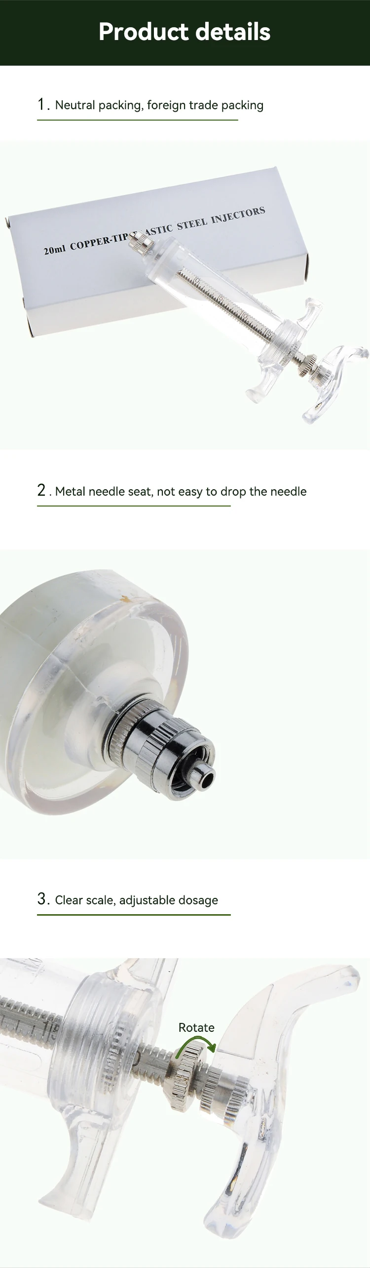 Горячая Распродажа качество животных ветеринарная доза шприц непрерывный автоматический ветеринарный