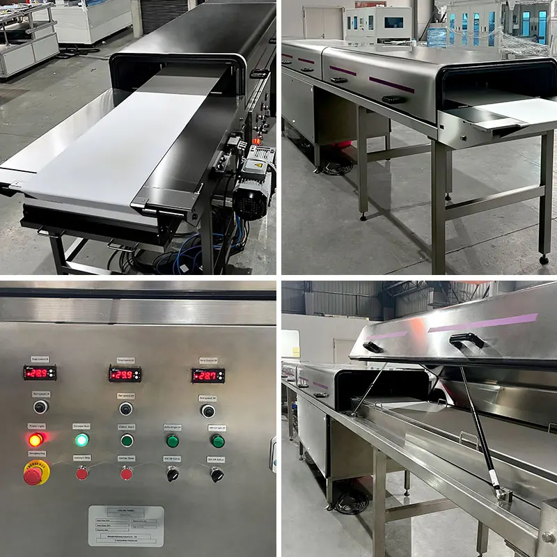 AMC Stainless Steel Standardized Cheese Cooling Tunnel Machine
