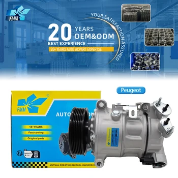 New 12V Auto Air Compressor for Peugeot 4008 Citroen C3 Picasso Car AC Compressor 9675655880 Aircon Compressor Pump 4000K316