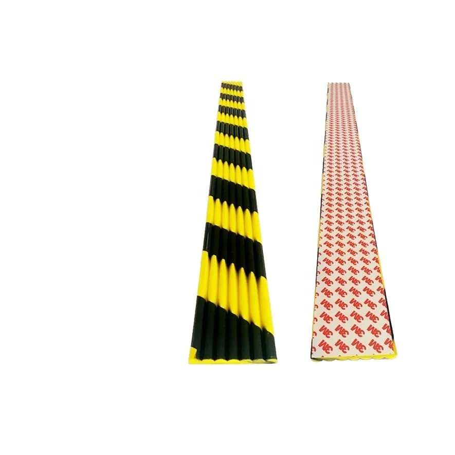 PU self-adhesive anti-collision rubber warning strip