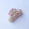 Confettis rose pastel marbrés