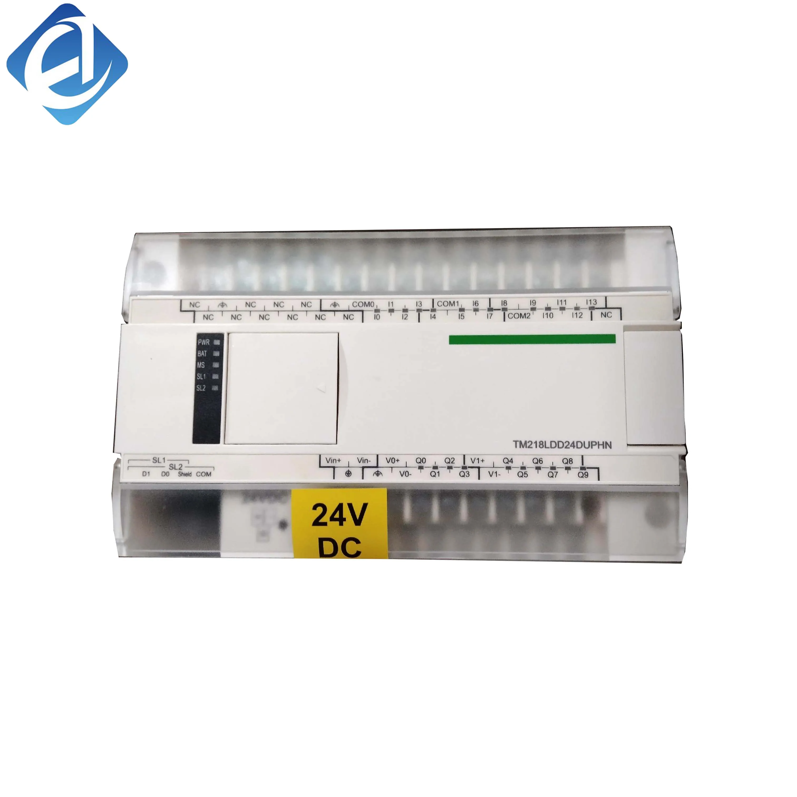 New Original TM218LDD24DUPHN Modicon TM218 PLC. 24 transistor digital I/O, integrated Ethernet communication, stable logic operation, convenient module expansion, strong anti-interference