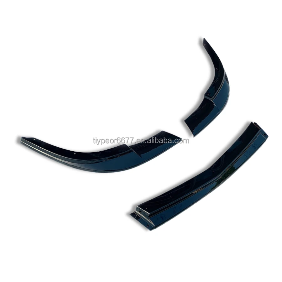 product tiypeor front splitter fits for 2005 2013 chevrolet corvette c6 zr1 style front splitter lip spoiler-8