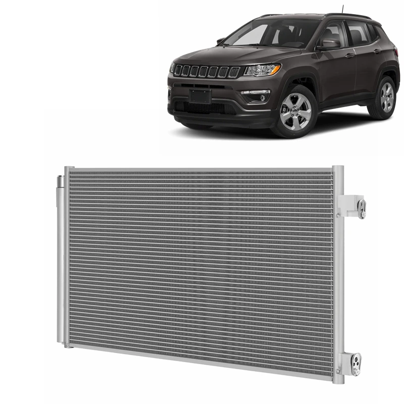 wholesale OE standard style auto parts aluminum AC A/C Condenser for Jeep compass 2015-2021 2019 Renegade