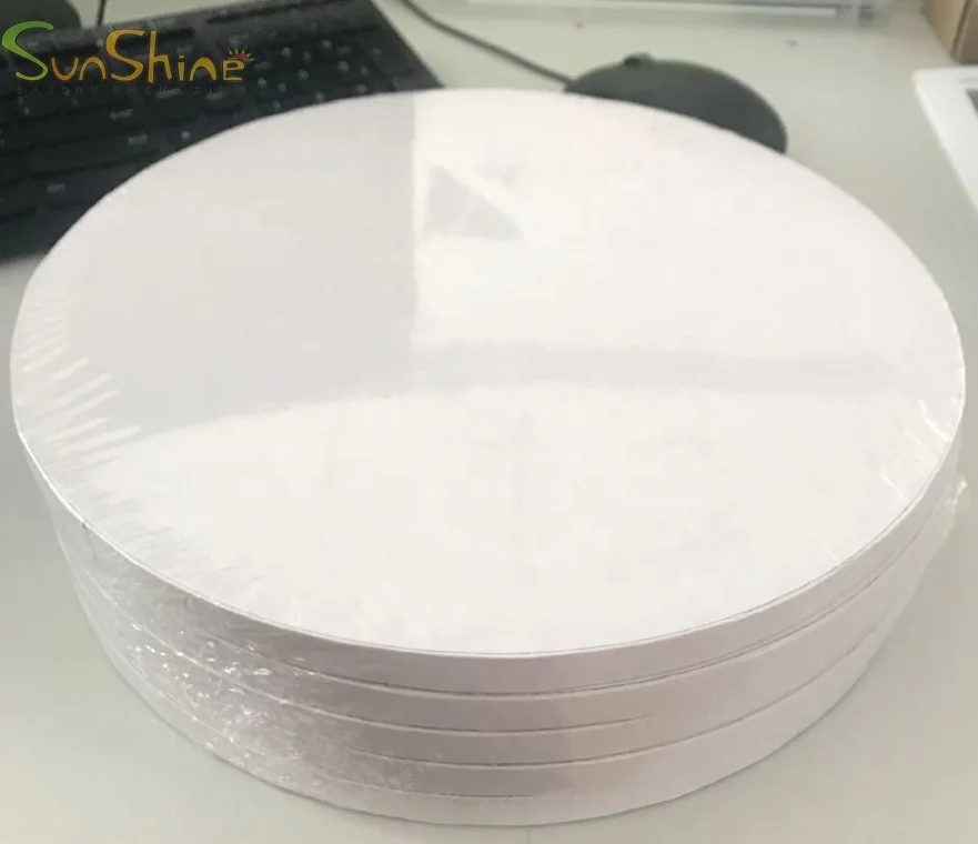 Wholesale Price High Quality White Corrugated  Board  Ring Cake Drum Board