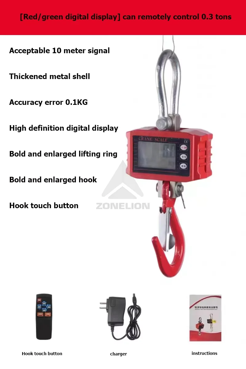 TOYO-INTL высокое качество 500KGS 1000KGS 1Ton 2Ton 3Ton 5Ton цифровые крановые весы