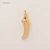 Chili pendant-Gold