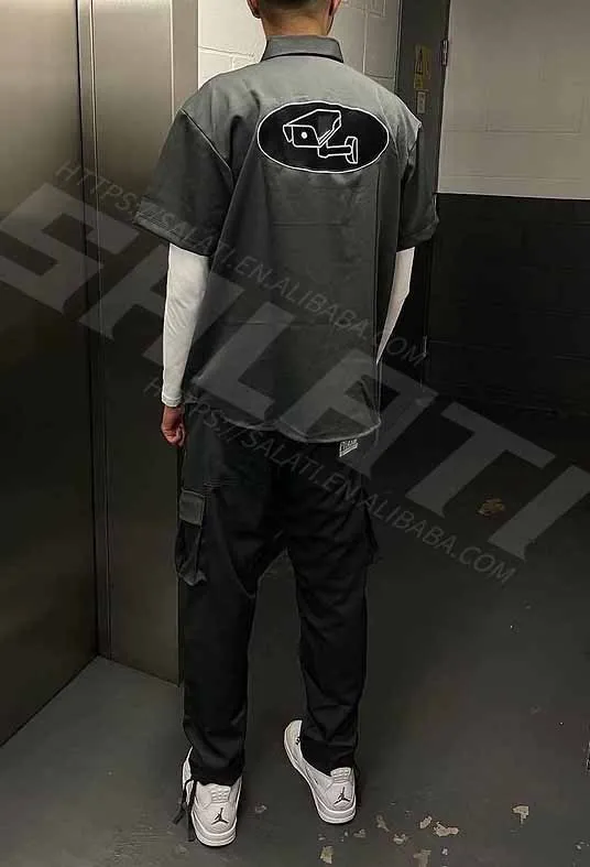 Custom Matching Sets Men Short Sleeve Tshirt Print Men Cargo Summer Two Piece Outfits Pants Set gallery 2