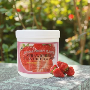 Factory Supply Strawberry Flavor Powder Strong Aroma  Enhancement Cost-Effective Fruit Flavor for Baked Snacks and Sweet Nuts