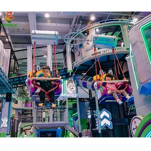 Cheap Factory Price High Altitude Intelligent Sliding Chair Comfortable Unpowered Flying Chair Equipment ForEntertainment Center