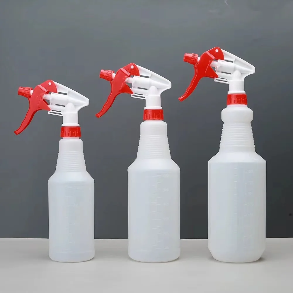 500ml 750ml 1L Empty Plastic Hdpe Liquid Detergent Cleaning Trigger Spray Bottle