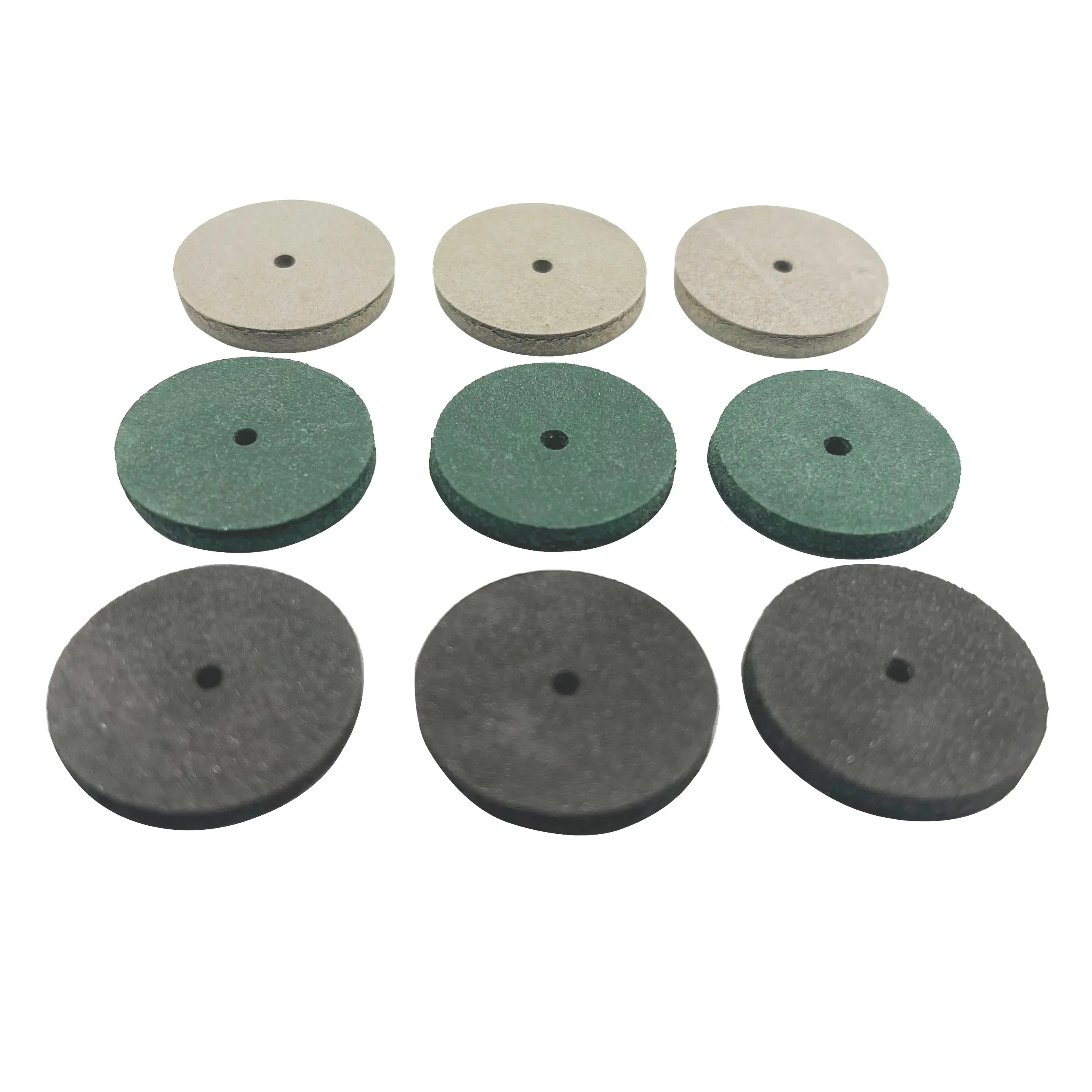 30Pcs/Bag Mixed Colors Rotary Tool Rubber Polishing Wheels for Laboratory Jewelry Dental Instruments Dental Products