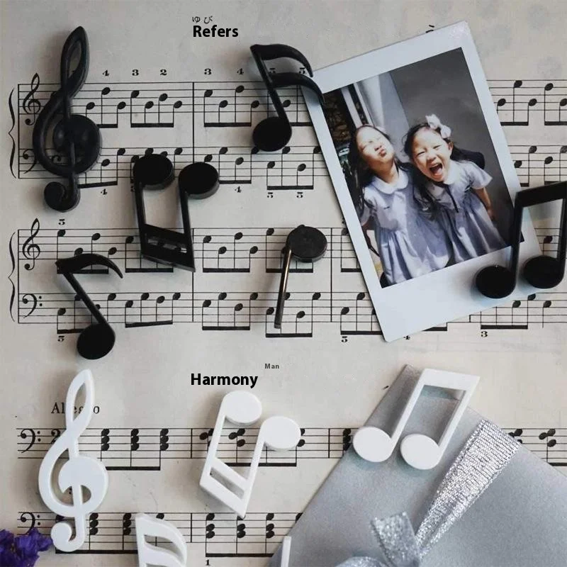 Fun 3D Polyresin Magnetic Sticker Creative Piano Clef Design for Refrigerator New York Theme Souvenir Gift