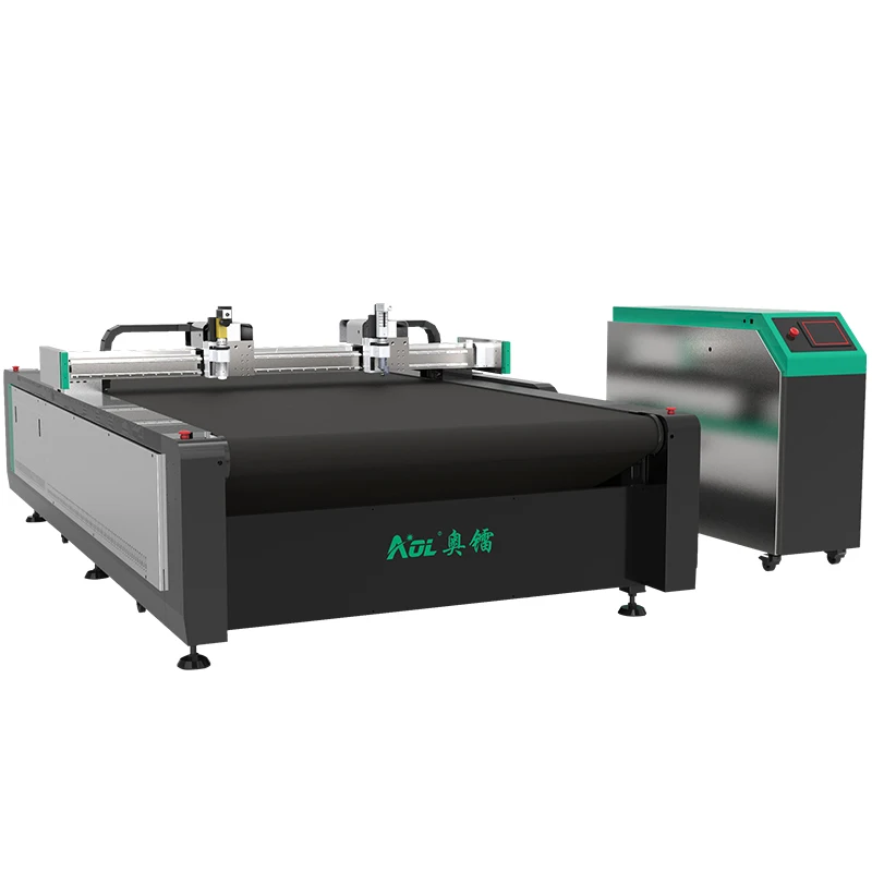 1625 Digital Automatic Oscillating Apparel Pattern/textile/cloth/garments Round Knife Cnc Upholstery Fabric Cutting Machine