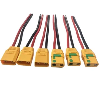 XT90S  Male Female Plug Gold plated  Connector RC Battery Charger Wiring Harness Pigtail Cable Leads Cords for RC Models