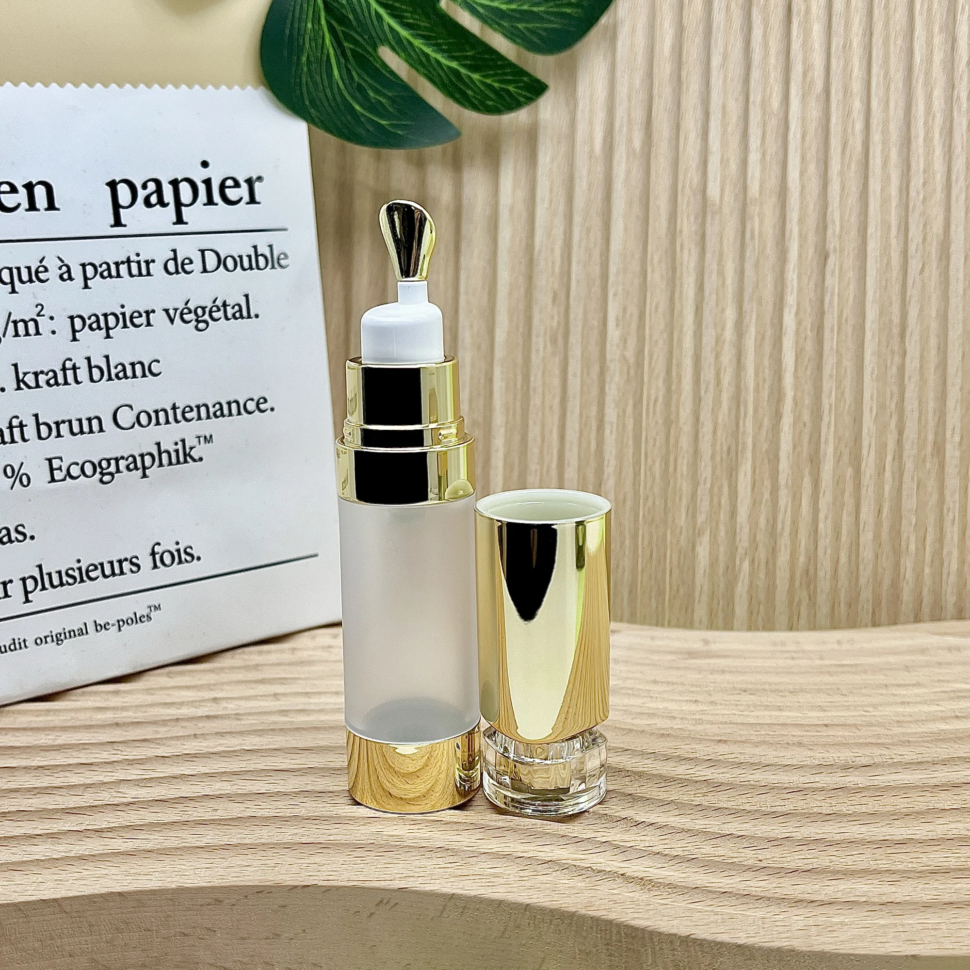 30ml hot sale eye cream cosmetic bottle plastic essence bottle luxury massage lotion bottle-25