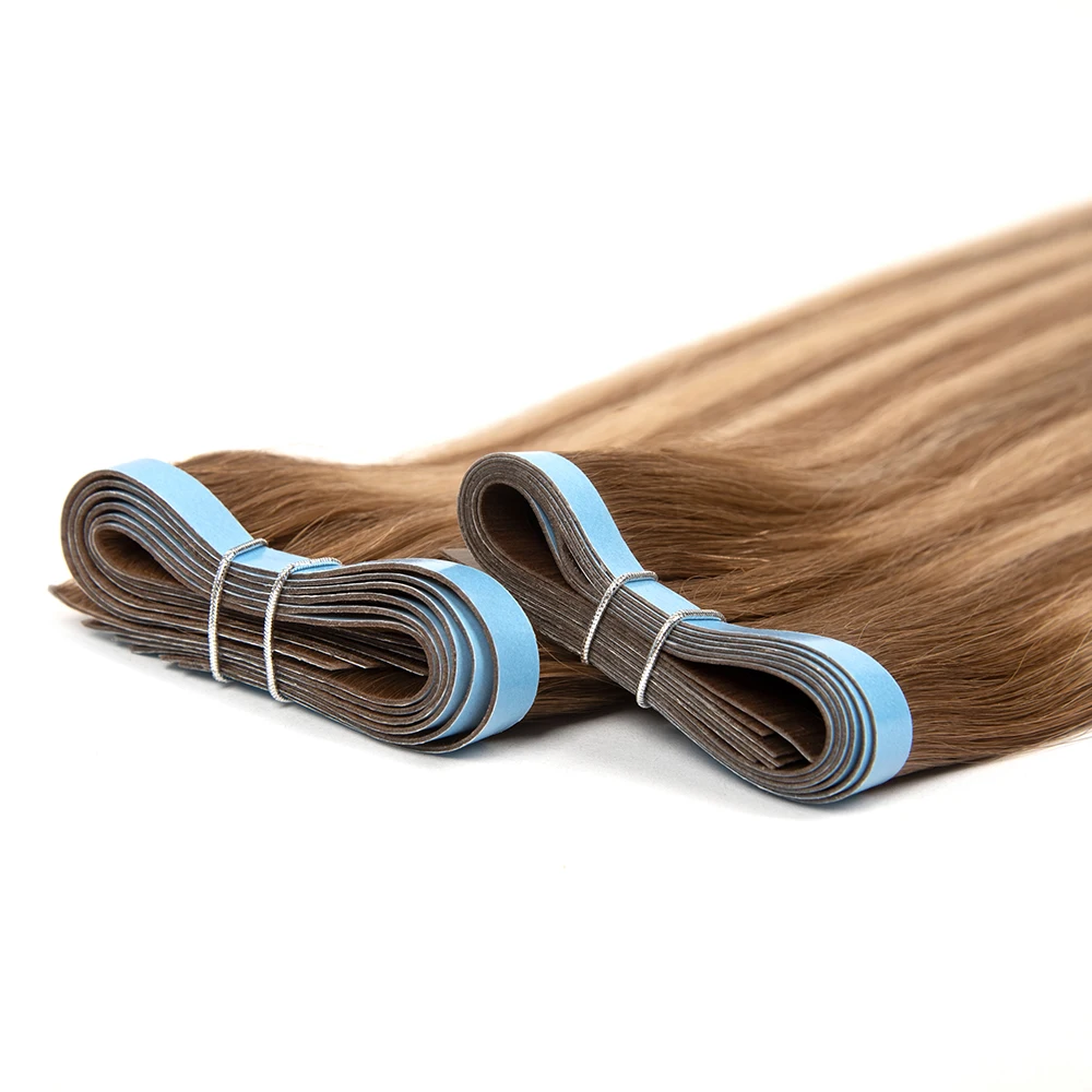 2025 wholesale virgin tape hair extension cuticle aligned tape in hair extensions