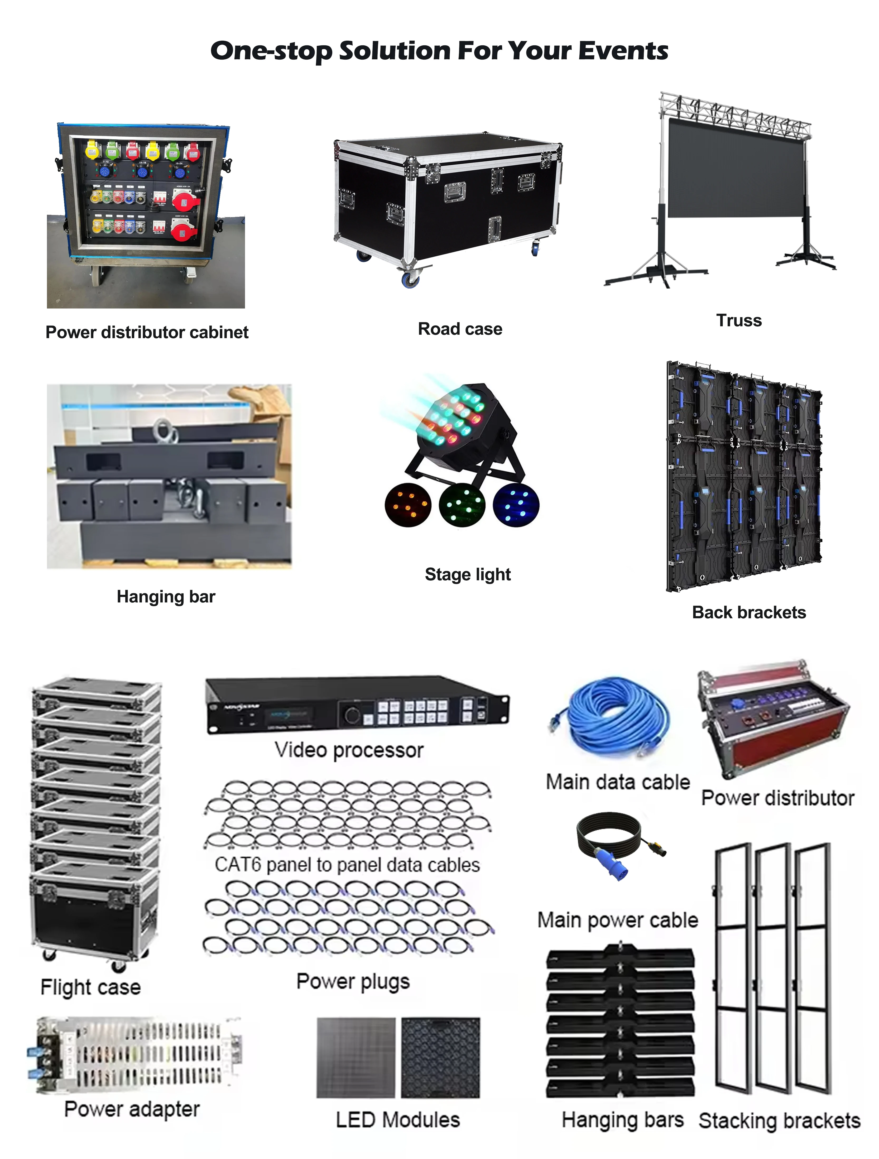 4m X 3m Complete System P2 P3 P2.6 P2.9 P3.91 Rental LED Wall Display ...